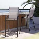 Flash Furniture , 2-JJ-092H-GR-GG, Indoor Outdoor Barstools