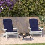 Flash Furniture , 2-JJ-C14505-CSNBL-WH-GG, Patio Chairs