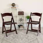 Flash Furniture , 2-LE-L-1-MAH-GG, Folding Chairs