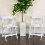Flash Furniture , 2-LE-L-1-WH-SLAT-GG, Folding Chairs