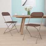 Flash Furniture , 2-LE-L-3-BROWN-GG, Folding Chairs