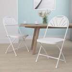 Flash Furniture , 2-LE-L-4-WHITE-GG, Folding Chairs