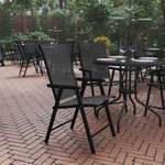 Flash Furniture , 2-TLH-SC-044-BKBK-GG, Patio Chairs