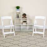 Flash Furniture , 2-XF-2901-WH-WOOD-GG, Folding Chairs