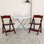 Flash Furniture , 2-XF-2903-MAH-WOOD-GG, Folding Chairs