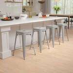 Flash Furniture , 4-ET-31320-24-SV-R-GG, Restaurant Barstools