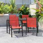 Flash Furniture , 4-JJ-303C-RD-GG, Indoor Outdoor Chairs