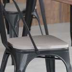 Flash Furniture , 4-JJ-SEA-PL01-GY-GG, Restaurant Chairs - Accessories