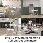 Flash Furniture , 4-LE-L-3-W-WH-GG, Folding Chairs