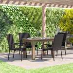 Flash Furniture , 4-TW-3WBE073-BK-GG, Indoor Outdoor Chairs