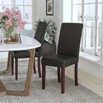 Flash Furniture , BT-350-BK-LEA-023-GG, Dining Chairs