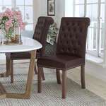 Flash Furniture , BT-P-BRN-LEA-GG, Dining Chairs