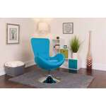 Flash Furniture , CH-162430-AQ-FAB-GG, Reception Furniture - Chairs