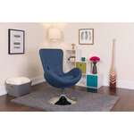 Flash Furniture , CH-162430-BL-FAB-GG, Reception Furniture - Chairs