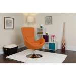Flash Furniture , CH-162430-OR-FAB-GG, Reception Furniture - Chairs