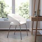 Flash Furniture , CH-162731-WH-GG, Reception Furniture - Chairs