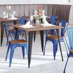 Flash Furniture , CH-31230-BL-PL1T-GG, Indoor Outdoor Chairs