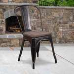 Flash Furniture , CH-31230-BQ-WD-GG, Restaurant Chairs