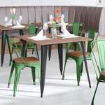 Flash Furniture , CH-31230-GN-PL1T-GG, Indoor Outdoor Chairs
