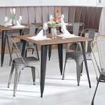 Flash Furniture , CH-31230-SIL-PL1G-GG, Indoor Outdoor Chairs