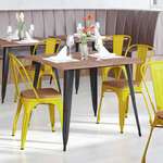 Flash Furniture , CH-31230-YL-PL1T-GG, Indoor Outdoor Chairs