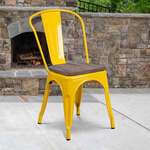 Flash Furniture , CH-31230-YL-WD-GG, Restaurant Chairs