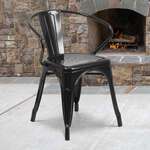 Flash Furniture , CH-31270-BK-GG, Indoor Outdoor Chairs