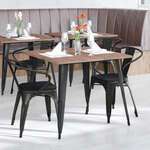 Flash Furniture , CH-31270-BK-PL1B-GG, Indoor Outdoor Chairs