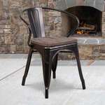 Flash Furniture , CH-31270-BQ-WD-GG, Restaurant Chairs
