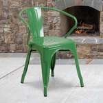 Flash Furniture , CH-31270-GN-GG, Indoor Outdoor Chairs