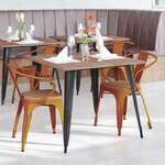 Flash Furniture , CH-31270-OR-PL1T-GG, Indoor Outdoor Chairs