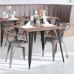 Flash Furniture , CH-31270-SIL-PL1G-GG, Indoor Outdoor Chairs