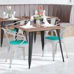 Flash Furniture , CH-31270-WH-PL1M-GG, Indoor Outdoor Chairs