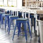 Flash Furniture , CH-31320-24-BL-PL2C-GG, Indoor Outdoor Barstools