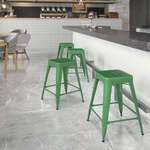 Flash Furniture , CH-31320-24-GN-GG, Indoor Outdoor Barstools