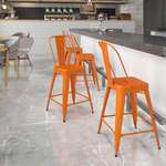 Flash Furniture , CH-31320-24GB-OR-GG, Indoor Outdoor Barstools