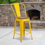 Flash Furniture , CH-31320-24GB-YL-WD-GG, Restaurant Barstools