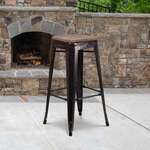 Flash Furniture , CH-31320-30-BQ-WD-GG, Restaurant Barstools