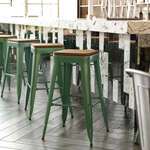 Flash Furniture , CH-31320-30-GN-PL2T-GG, Indoor Outdoor Barstools