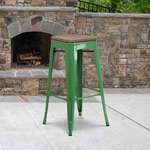 Flash Furniture , CH-31320-30-GN-WD-GG, Restaurant Barstools