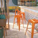 Flash Furniture , CH-31320-30-OR-GG, Indoor Outdoor Barstools