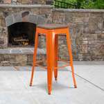 Flash Furniture , CH-31320-30-OR-WD-GG, Restaurant Barstools