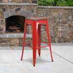 Flash Furniture , CH-31320-30-RED-WD-GG, Restaurant Barstools