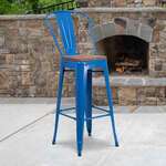 Flash Furniture , CH-31320-30GB-BL-WD-GG, Restaurant Barstools