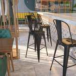 Flash Furniture , CH-31320-30GB-BQ-GG, Indoor Outdoor Barstools