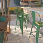 Flash Furniture , CH-31320-30GB-GN-GG, Indoor Outdoor Barstools