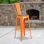 Flash Furniture , CH-31320-30GB-OR-WD-GG, Restaurant Barstools