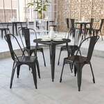 Flash Furniture , CH-31330-2-30-BK-GG, Indoor Outdoor Sets