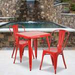 Flash Furniture , CH-31330-2-30-RED-GG, Indoor Outdoor Sets