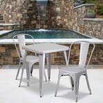 Flash Furniture , CH-31330-2-30-SIL-GG, Indoor Outdoor Sets